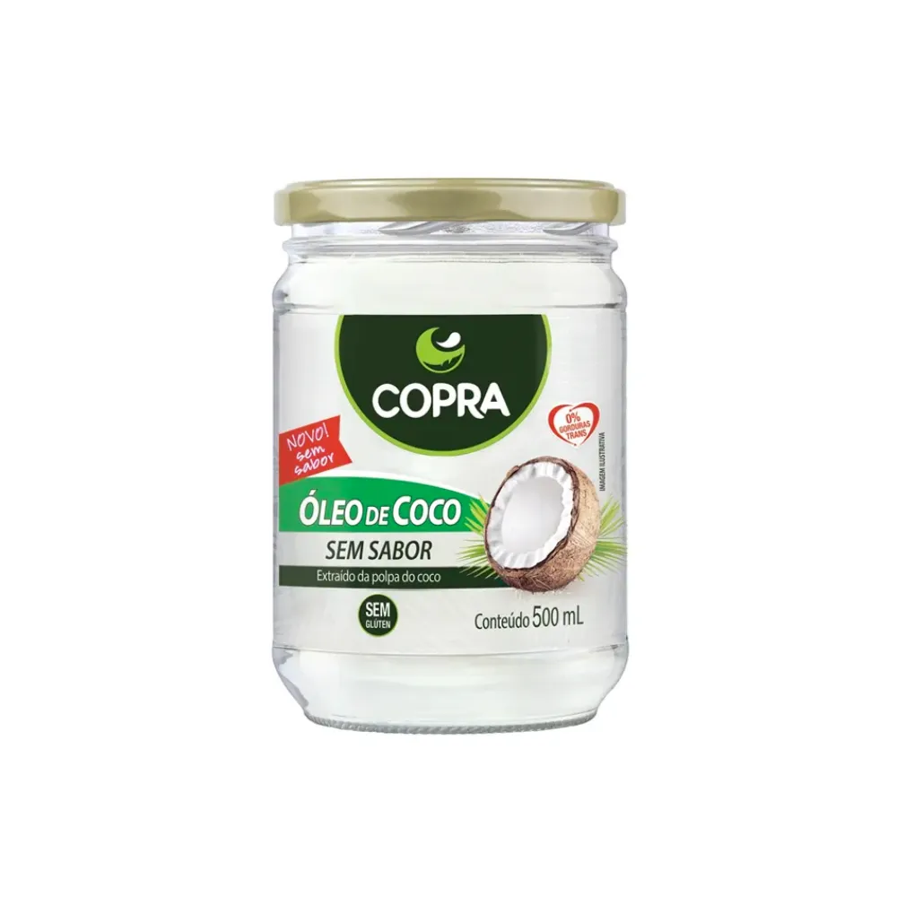 Óleo de Coco Refinado 500ml (Copra)