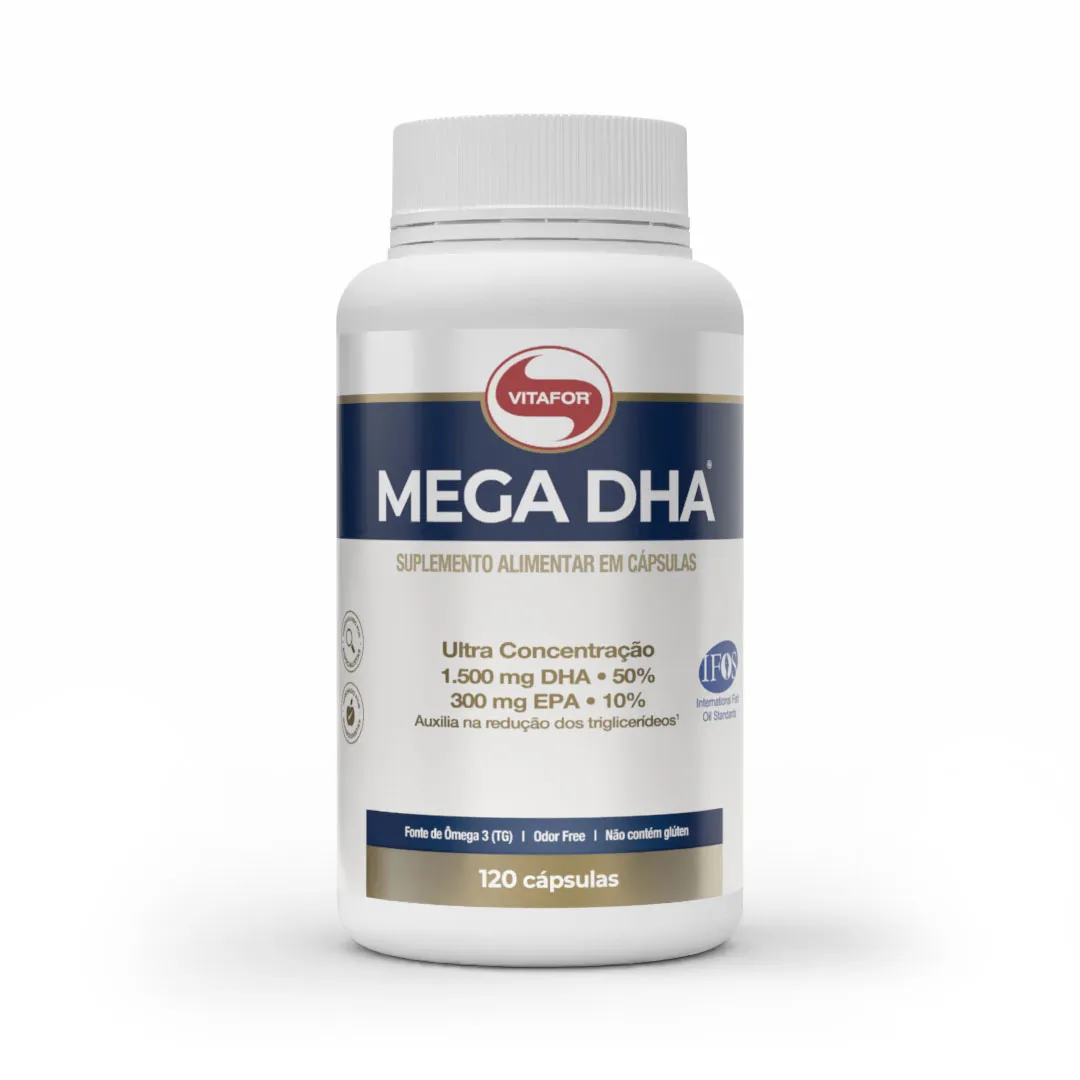 Mega DHA 120 cápsulas (Vitafor)