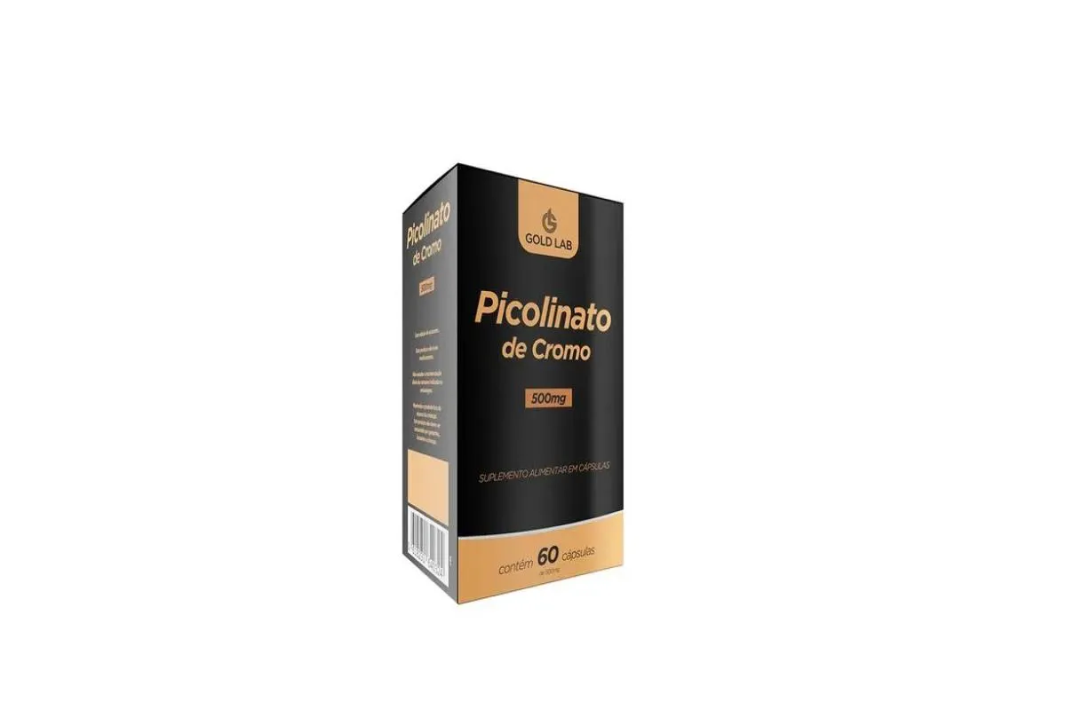 Picolinato de Cromo 60 cápsulas (Gold Lab)