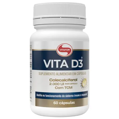 Vita D3 2000UI 60 cápsulas (Vitafor)