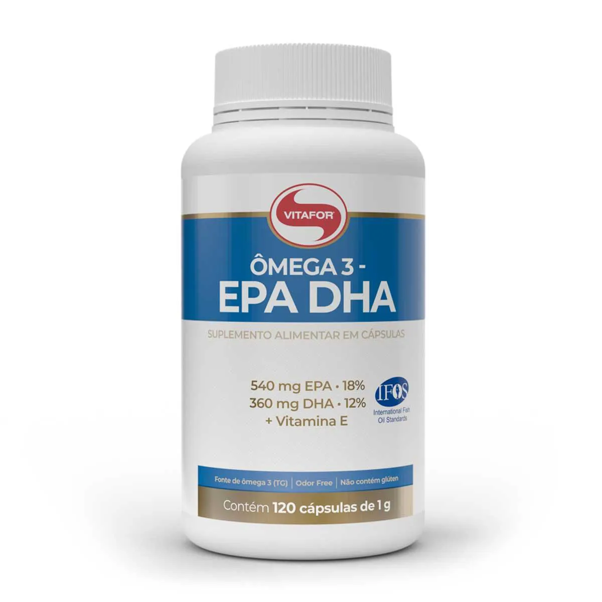 Ômega 3 EPA DHA 120 cápsulas (Vitafor)